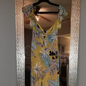 *Off the Shoulder PantsJumpsuit*